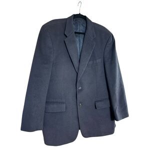 Ralph Lauren Men's Blue Cashmere Blazer Jacket Size 44 Formal